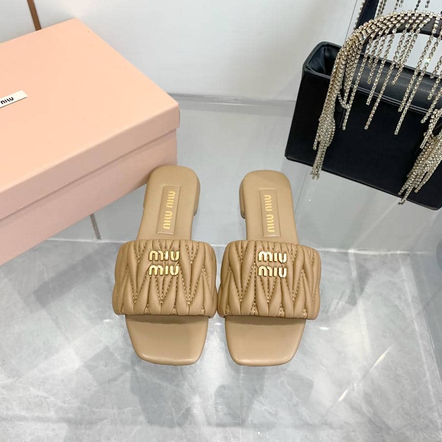 Miu Miu sheepskin slippers & sandals collection 2-5